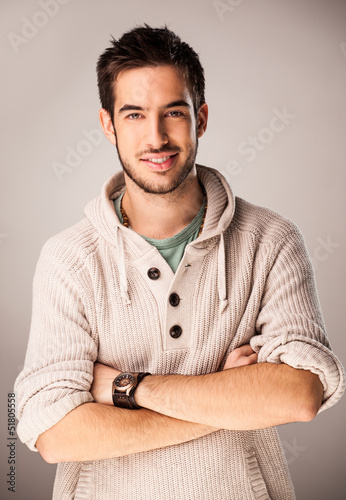 Photo: Young Man's Portrait Young Man's Portrait