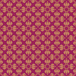 Rouge and Beige Colors Flower and Plant Pattern Design. Korean t