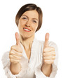 beautiful young successful businesswoman