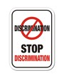 stop discrimination sign