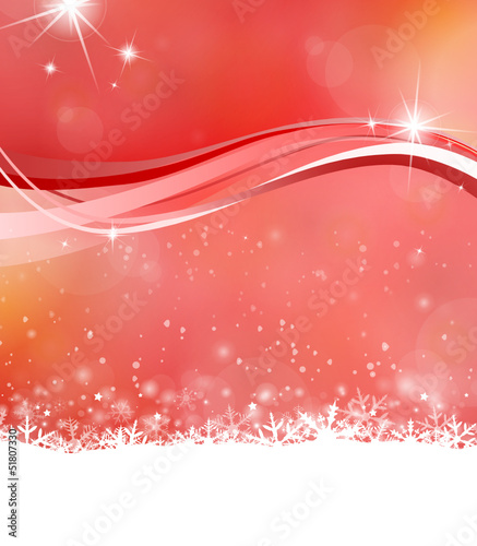 Vector: Red Christmas Background Red Christmas Background