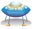 A flying saucer