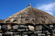 Traditional thatched roof.