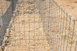 Photo: Gabion cage under construction Gabion cage under construction