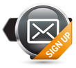 Button Newsletter grau Sign up