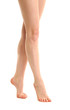 Beautiful woman legs, isolated on white