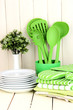 Kitchen settings: utensil, potholders, towels and else