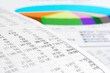 Financial graphs and charts