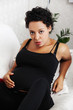Photo: Young pregnant woman Young pregnant woman