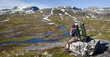 Foto: Wanderer in der Hardangervidda Wanderer in der Hardangervidda