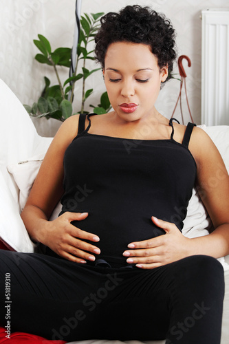 Photo: Young pregnant woman Young pregnant woman