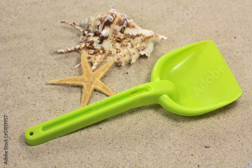 Photo: coquillages et sable coquillages et sable