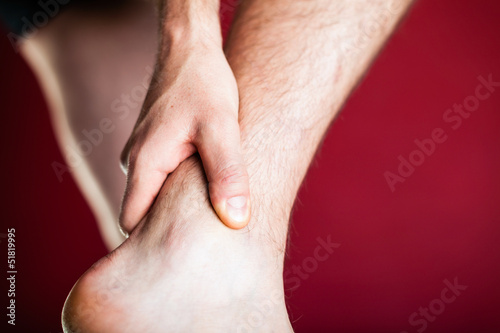 Photo: Running physical injury, leg pain Running physical injury, leg pain