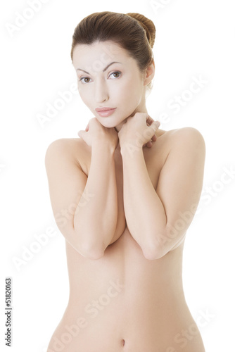 Photo: Beautiful fit topless woman Beautiful fit topless woman