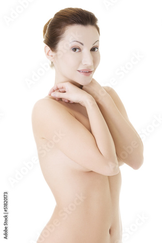 Photo: Beautiful fit topless woman Beautiful fit topless woman