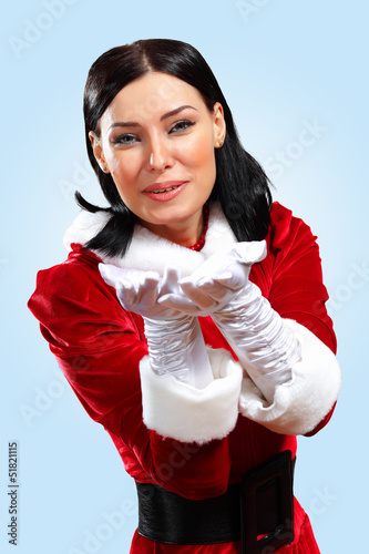 Photo: pretty santa girl pretty santa girl