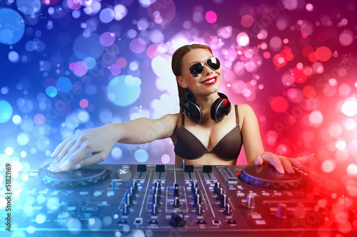 Photo: dj and mixer dj and mixer