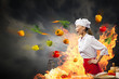 Photo: Asian female cook in anger Asian female cook in anger