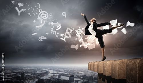 Photo: image of pretty businesswoman image of pretty businesswoman