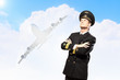Foto: Image of male pilot Image of male pilot