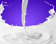 Image of milk splashes