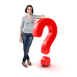 Girl with a question