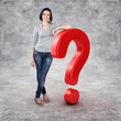 Girl with a question