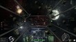 Asteroid field aproaching to starship
