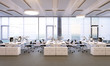 canvas print picture - Edelbüro in Hochhaus - luxury office in Skyscraper