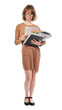 anxious busy woman