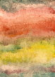 Abstract red and yellow background from watercolor