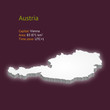 3d map of Austria
