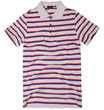 Polo Shirt With Isolated White...