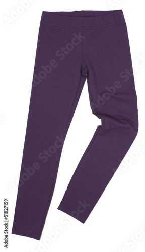 Photo: Sweatpants isolated on white background Sweatpants isolated on white background