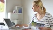Woman designer working in office