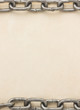 chain frame on parchment texture