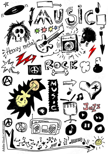 Illustration: Doodle music Doodle music