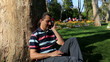 man talking on the mobile phone
