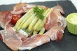 asperges et jambon sec
