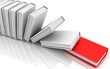 white book on a white background