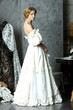 Photo: Woman in vintage dress Woman in vintage dress