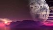 Video: Sunset and huge moon Sunset and huge moon