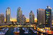 Dubai Marina by night