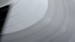 Vinyl record on turntable, viewed from above. Loop able clip.