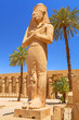 Statue of Ramesses II in Karnak temple in Luxor, Egypt