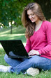 Girl computer