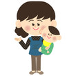 母親と赤ちゃん