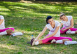 Photo: Group of women class stretching Group of women class stretching