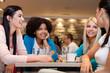 women on  coffee break