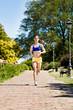 Woman jogging